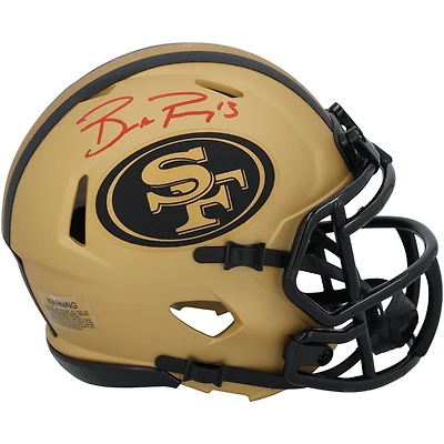 Brock Purdy San Francisco 49ers Autographed Riddell Rave Speed Mini Helmet