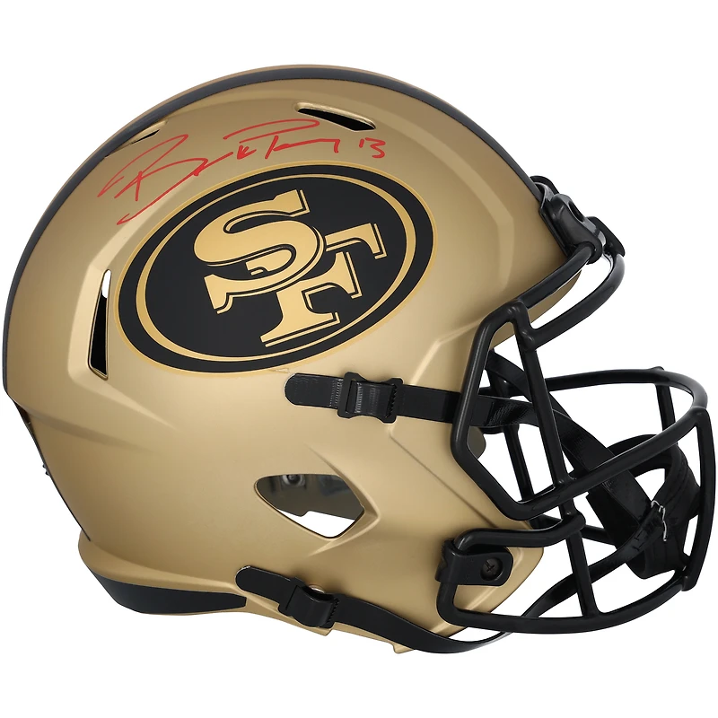 Brock Purdy San Francisco 49ers Autographed Riddell Rave Speed Replica Helmet