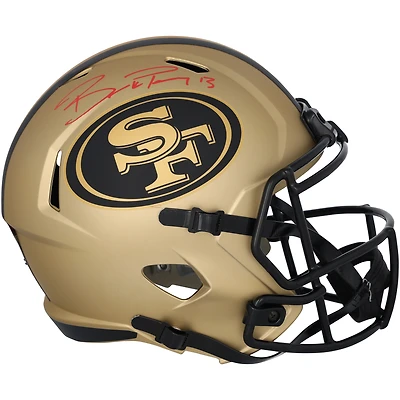 Brock Purdy San Francisco 49ers Autographed Riddell Rave Speed Replica Helmet