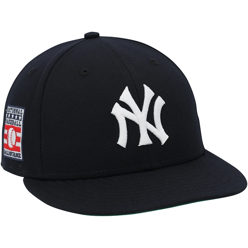 Yerry De Los Santos New York Yankees Player-Worn Navy Hall of Fame New Era Cap vs. Philadelphia Phillies on July 27, 2025