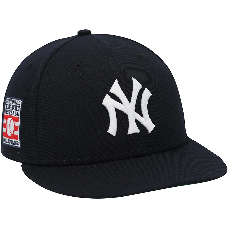Oswald Peraza New York Yankees Player-Worn Navy Hall of Fame New Era Cap vs. Philadelphia Phillies on July 27, 2025