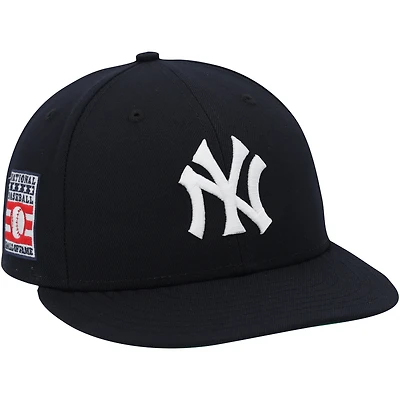 Oswald Peraza New York Yankees Player-Worn Navy Hall of Fame New Era Cap vs. Philadelphia Phillies on July 27, 2025