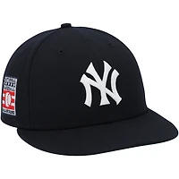 Oswald Peraza New York Yankees Player-Worn Navy Hall of Fame New Era Cap vs. Philadelphia Phillies on July 27, 2025