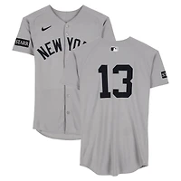 Jazz Chisholm Jr. New York Yankees Game-Used #13 Gray Nike Jersey vs. Toronto Blue Jays on July 23, 2025