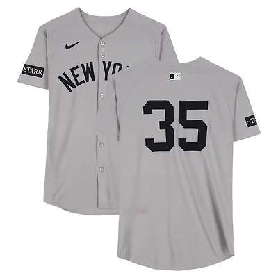 Cody Bellinger New York Yankees Game-Used #35 Gray Nike Jersey vs. Toronto Blue Jays on July 23, 2025