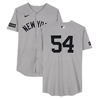 Max Fried New York Yankees Game-Used #54 Gray Nike Jersey vs. Toronto Blue Jays on July 23, 2025
