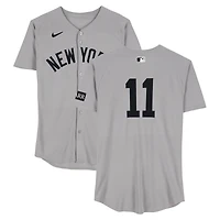 Anthony Volpe New York Yankees Game-Used #11 Gray Nike Jersey vs. Toronto Blue Jays on July 23, 2025 - 1-2, HR, RBI, R