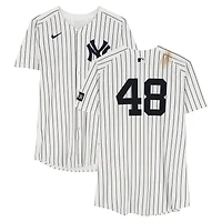 Paul Goldschmidt New York Yankees Game-Used #48 White Pinstripe Nike Jersey vs. Tampa Bay Rays on July 31, 2025