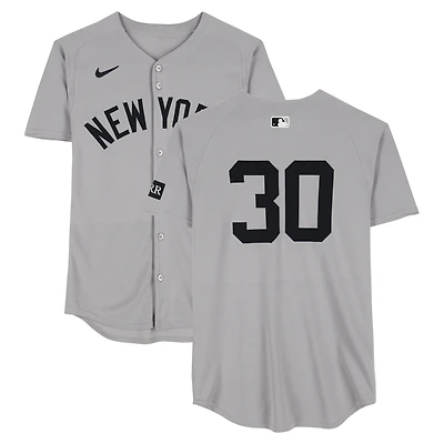 Luke Weaver New York Yankees Player-Worn #30 Gray Nike Jersey vs. Toronto Blue Jays on July 23, 2025