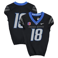 Boise State Broncos Team-Issued #18 Black Nike Jersey from the Football Program - Size 38