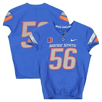 Boise State Broncos Team-Issued #56 Royal Nike Jersey from the Football Program - Size 46