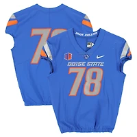Boise State Broncos Team-Issued #78 Royal Nike Jersey from the Football Program - Size 46