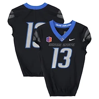 Boise State Broncos Team-Issued #13 Black Nike Jersey from the Football Program - Size 40