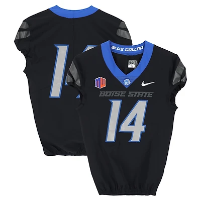 Boise State Broncos Team-Issued #14 Black Nike Jersey from the Football Program - Size 40