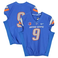 Boise State Broncos Team-Issued #9 Royal Nike Jersey from the Football Program - Size 42