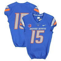 Boise State Broncos Team-Issued #15 Royal Nike Jersey from the Football Program - Size 38