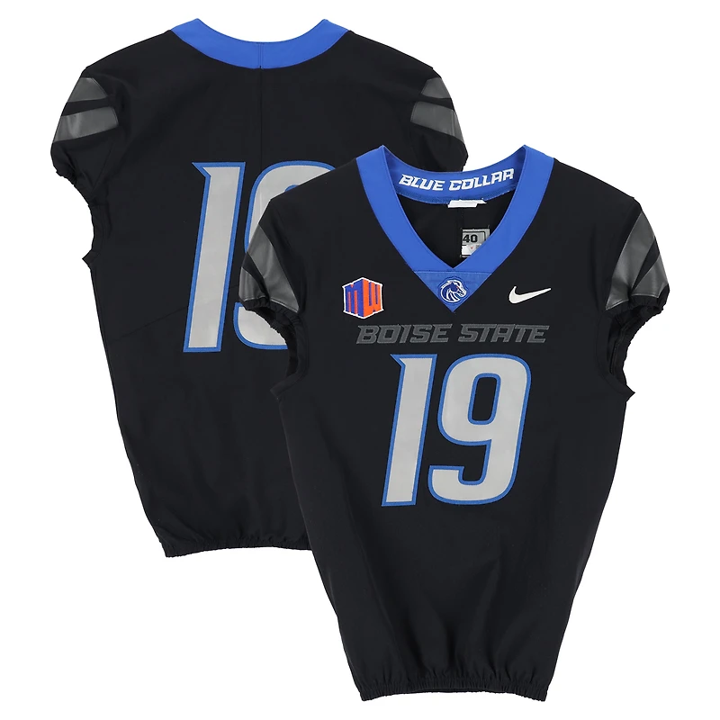 Boise State Broncos Team-Issued #19 Nike Jersey from the Football Program