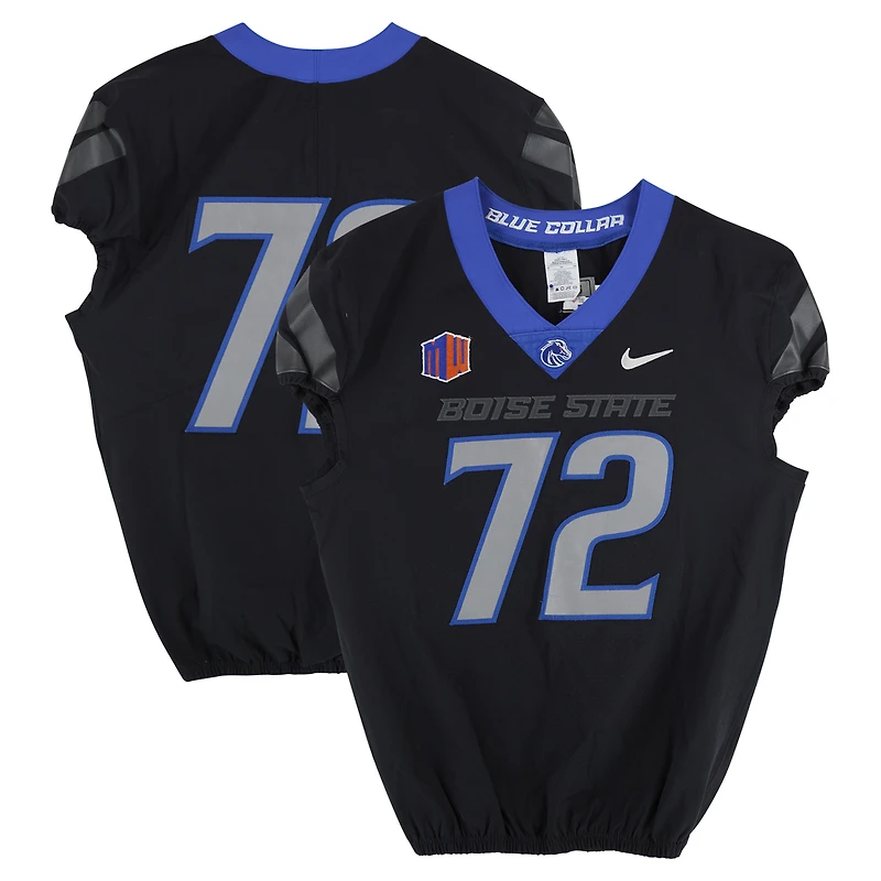 Boise State Broncos Team-Issued #72 Nike Jersey from the Football Program