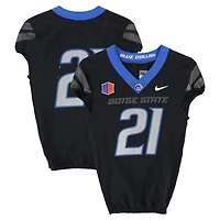Boise State Broncos Team-Issued #21 Black Nike Jersey from the Football Program - Size 38