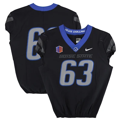 Boise State Broncos Team-Issued #63 Nike Jersey from the Football Program