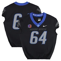 Boise State Broncos Team-Issued #64 Black Nike Jersey from the Football Program - Size 50