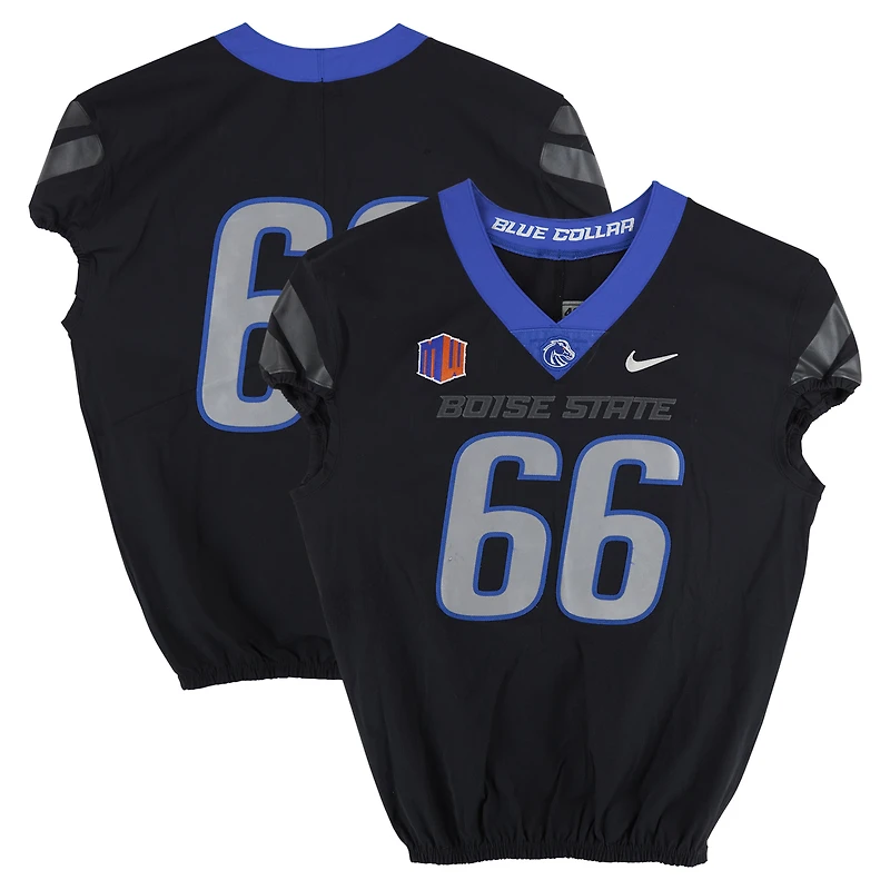 Boise State Broncos Team-Issued #66 Nike Jersey from the Football Program