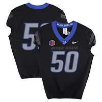 Boise State Broncos Team-Issued #50 Black Nike Jersey from the Football Program - Size 44