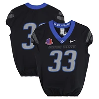 Boise State Broncos Team-Issued #33 Black Nike Jersey from the Football Program - Size 42