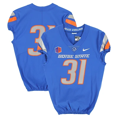 Boise State Broncos Team-Issued #31 Royal Nike Jersey from the Football Program - Size 42