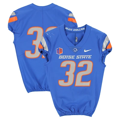 Boise State Broncos Team-Issued #32 Royal Nike Jersey from the Football Program - Size 40