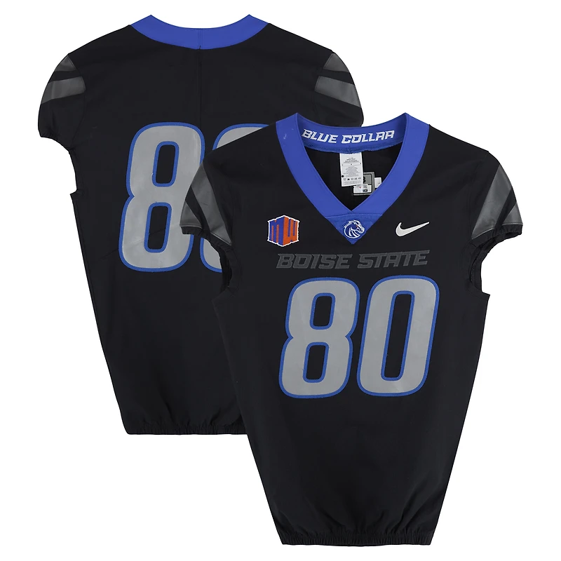 Boise State Broncos Team-Issued #80 Nike Jersey from the Football Program