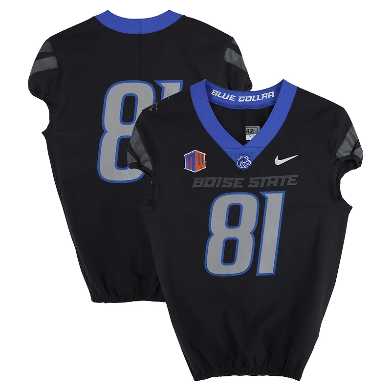 Boise State Broncos Team-Issued #81 Nike Jersey from the Football Program