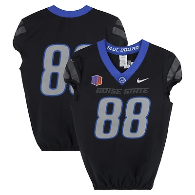 Boise State Broncos Team-Issued #88 Black Jersey from the Football Program - Size 42