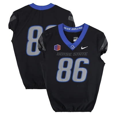Boise State Broncos Team-Issued #86 Black Jersey from the Football Program - Size 44