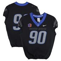 Boise State Broncos Team-Issued #90 Black Jersey from the Football Program - Size 46