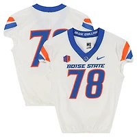 Boise State Broncos Team-Issued #78 White Nike Jersey from the Football Program - Size 46