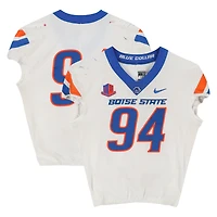 Boise State Broncos Team-Issued #94 White Nike Jersey from the Football Program - Size 48