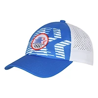 Men's Outerstuff  Royal Los Angeles 1984 Olympic Games Stars & Rings Adjustable Hat