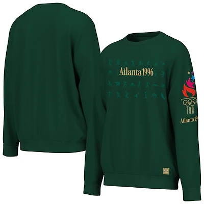 Men's Outerstuff  Green Atlanta 1996 Olympic Games Pictogram Sweatshirt