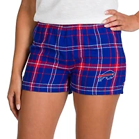 Women's Concepts Sport Royal/Red Buffalo Bills Ultimate Flannel Shorts