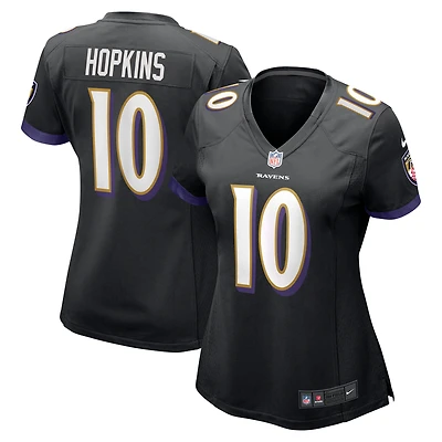 Women's Nike DeAndre Hopkins  Black Baltimore Ravens Alternate Game Jersey