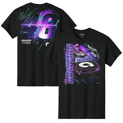 Men's Hendrick Motorsports Team Collection Black Alex Bowman Ally Car T-Shirt