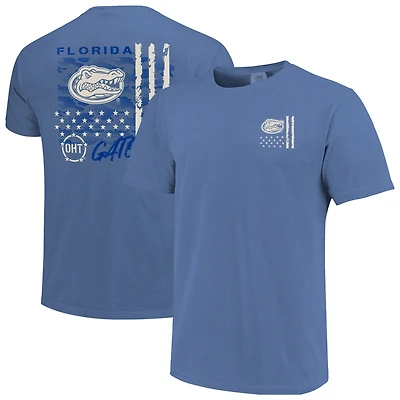 Men's  Royal Florida Gators Comfort Colors OHT Camo Overlay T-Shirt