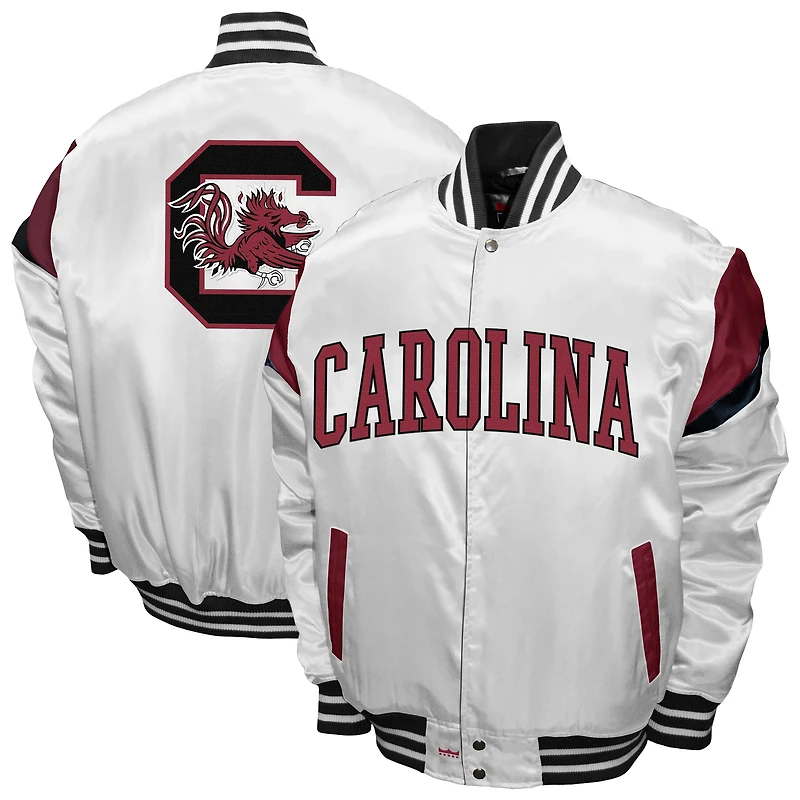Men's Franchise Club South Carolina Gamecocks Power Satin Full-Snap Jacket