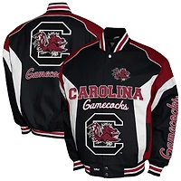 Men's Franchise Club Garnet South Carolina Gamecocks Driven Full-Zip Twill Jacket