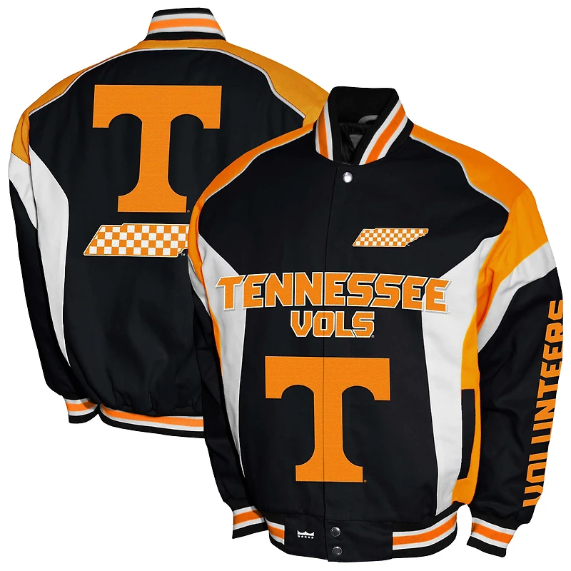 Men's Franchise Club Tennessee Orange Tennessee Volunteers Driven Full-Zip Twill Jacket