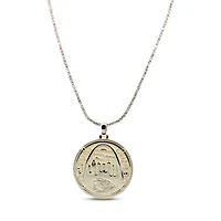 The GLD Shop Kansas City Chiefs 18K Yellow Gold Logo Pendant & 20" Tennis Chain