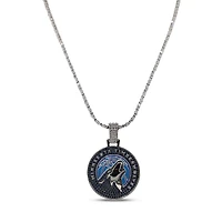 The GLD Shop Minnesota Timberwolves 14K White Gold Logo Pendant & 20" Tennis Chain