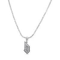 The GLD Shop Duquesne Dukes 14K White Gold Logo Pendant & 20" Tennis Chain