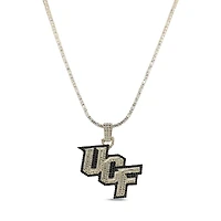 The GLD Shop UCF Knights 18K Yellow Gold Logo Pendant & 20" Tennis Chain